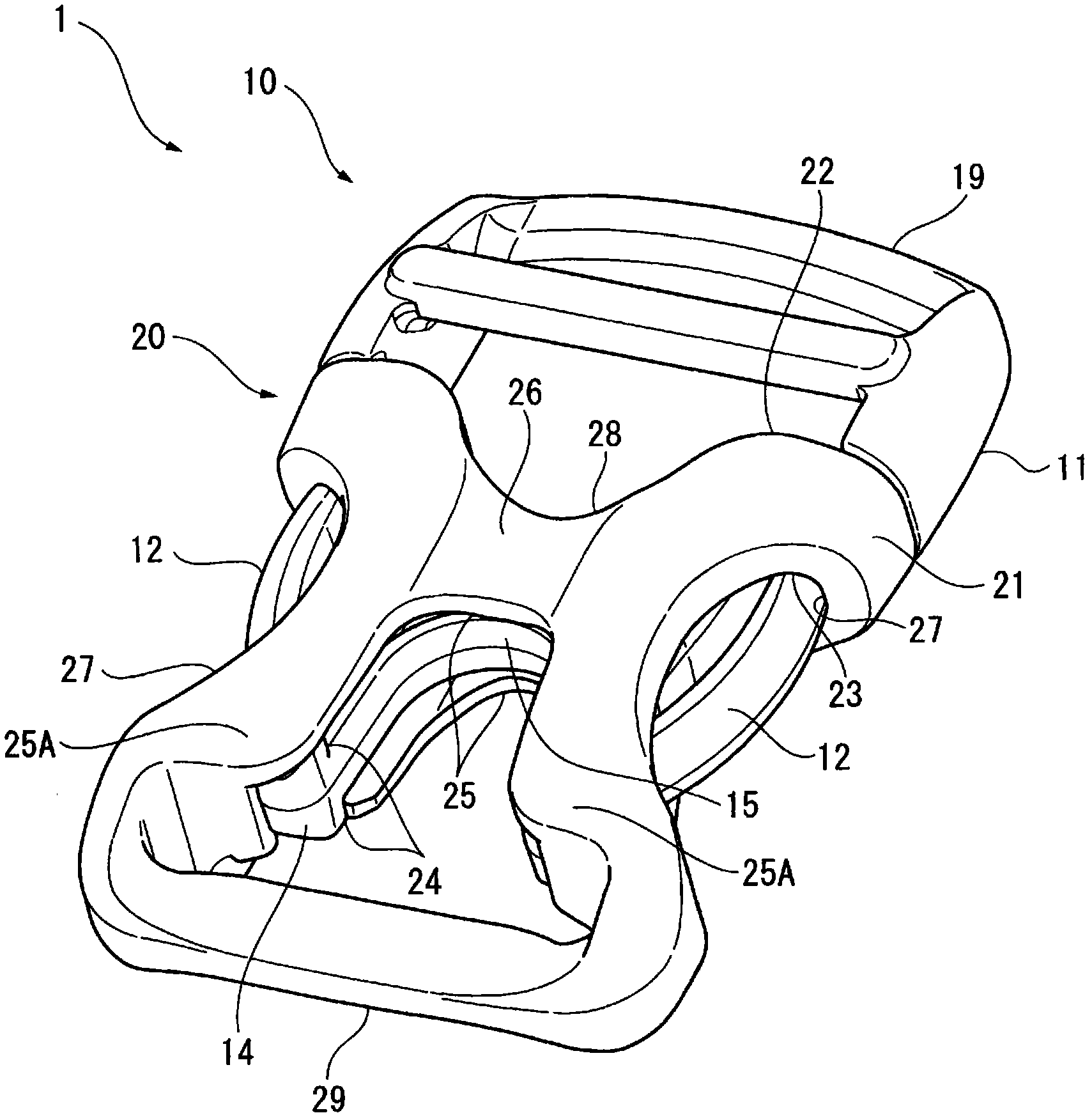 Side release buckle