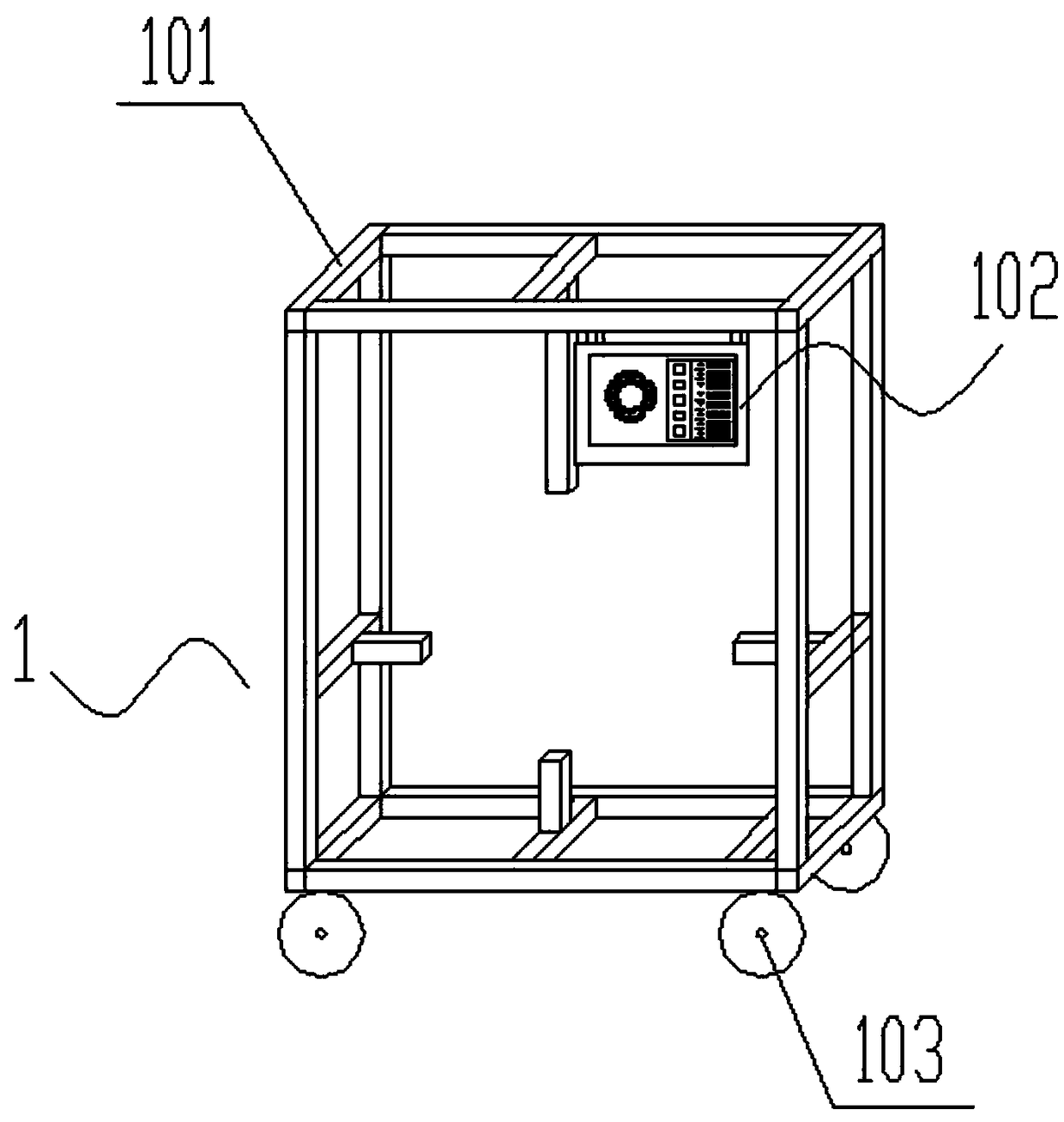 An experimental device for simulating the convergence deformation of underground roadway and its application method