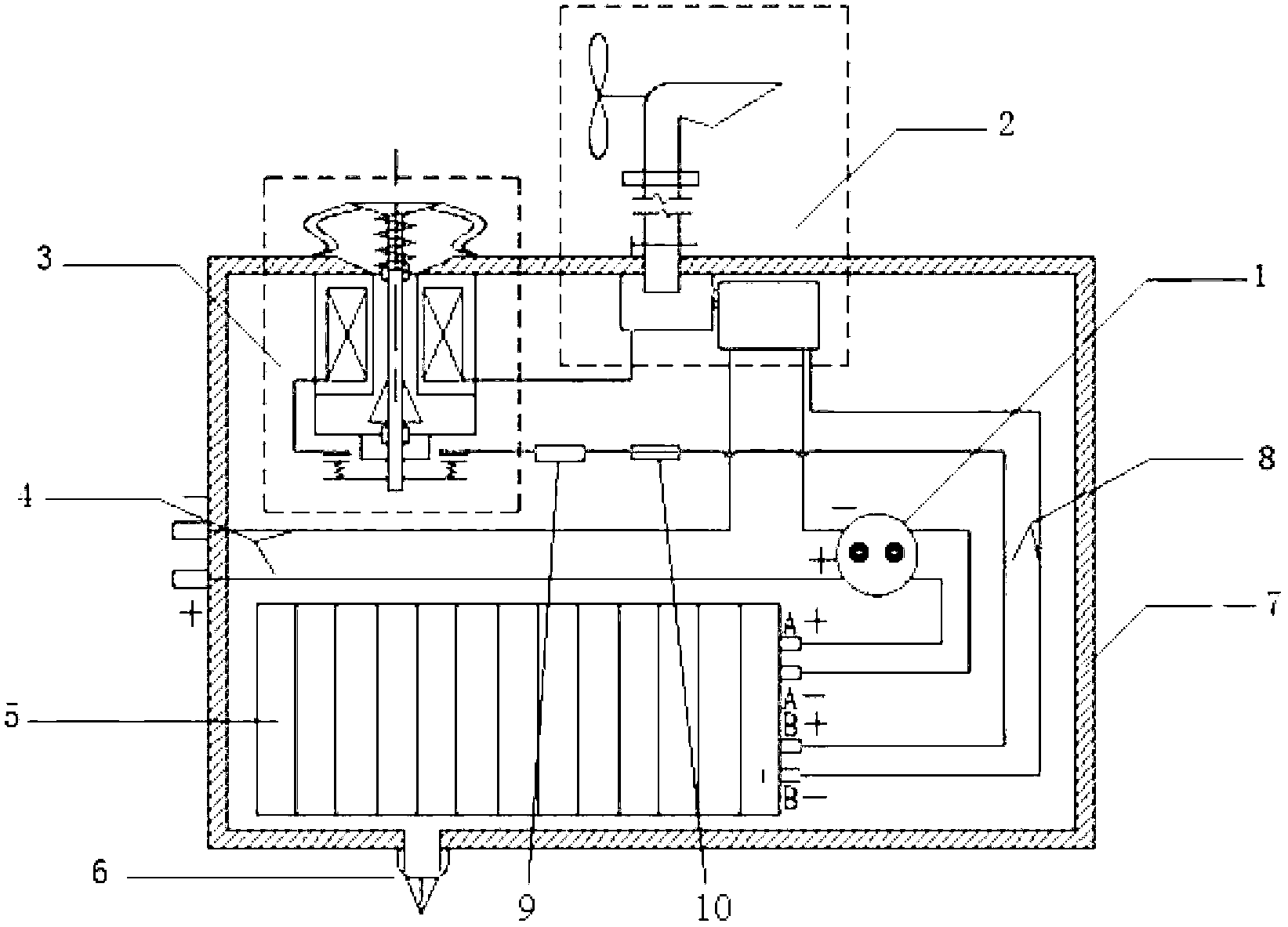 Air managing system of lithium-air secondary battery pack