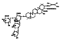 Sasanqua saponin concrete air entraining agent and preparation method thereof