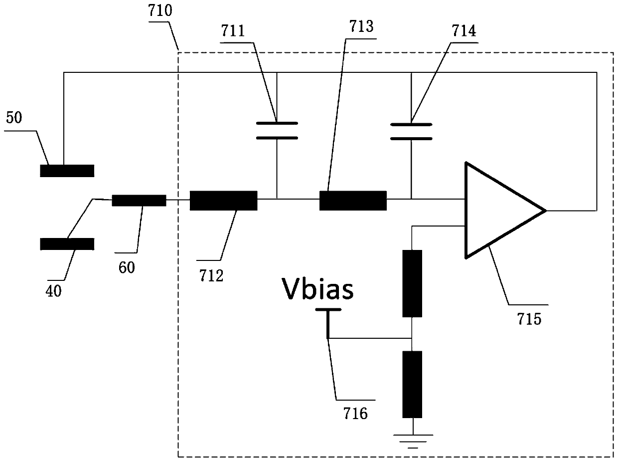 Nanopore gene sequencing micro-current detection device and current stability compensation method