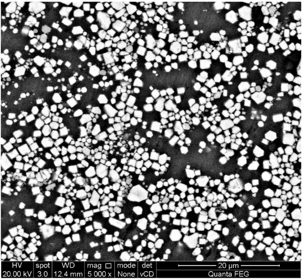 Al-TiB2 pure-phase intermediate alloy with high volume fraction and preparation method thereof