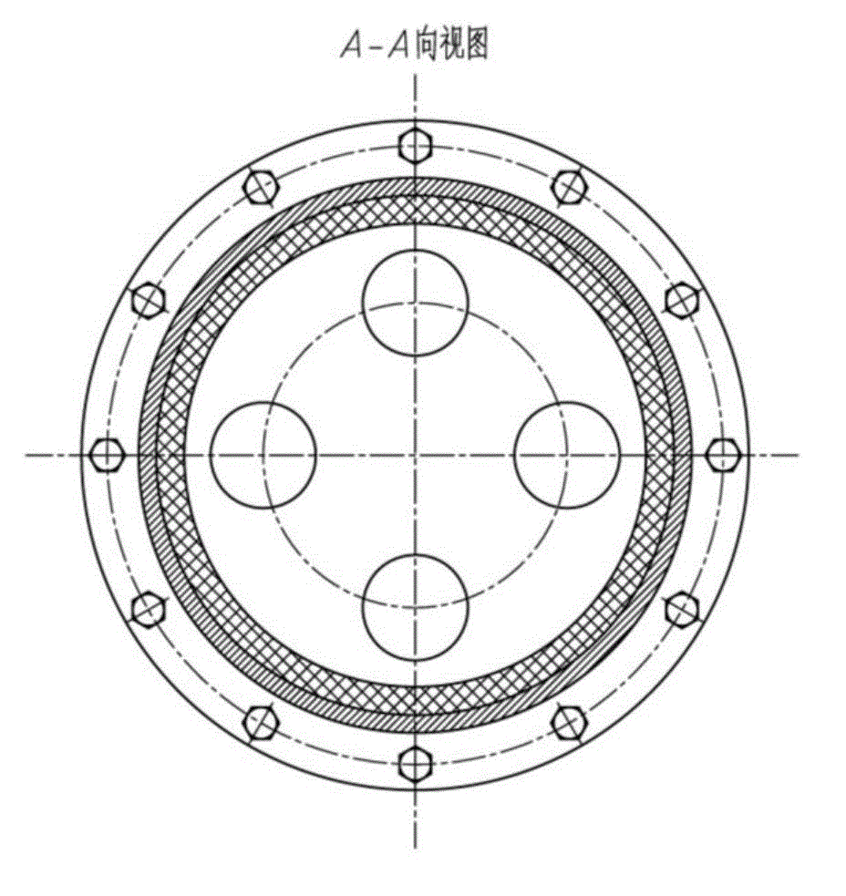 Turbulence device for postcombustion chamber of hybrid rocket engine