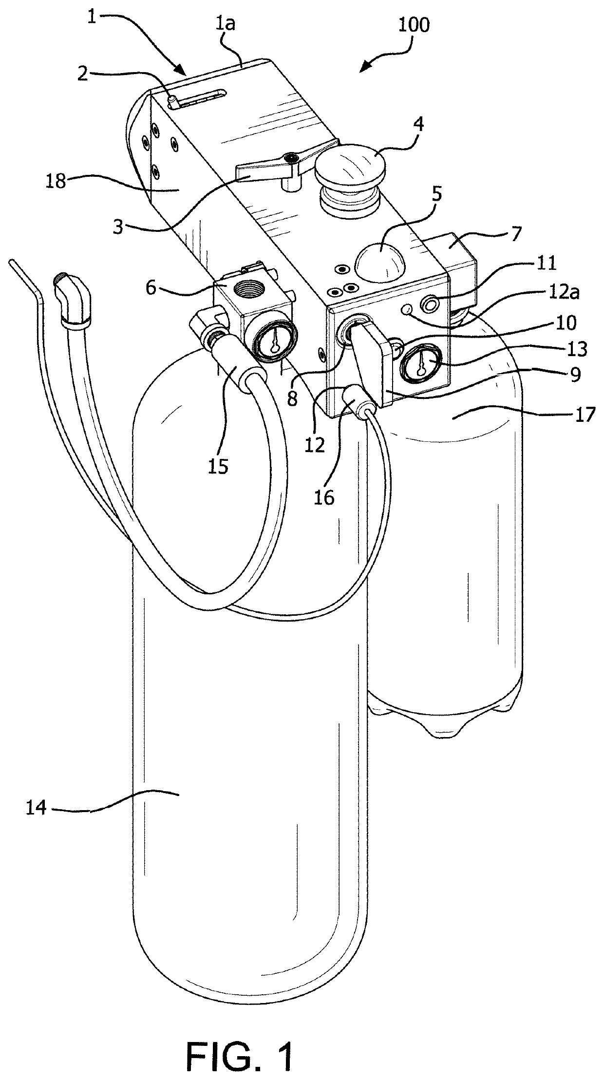 Compressed air disinfection system and method of using same