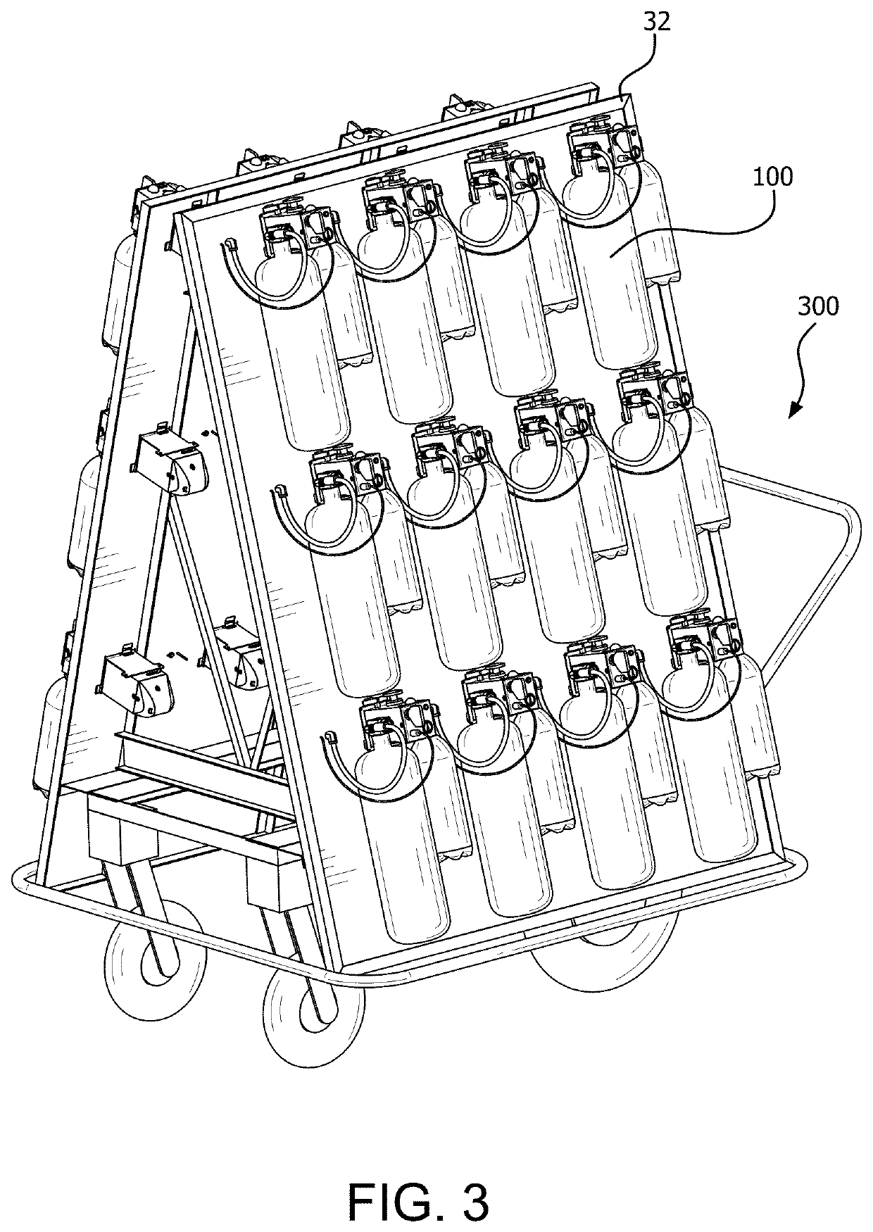 Compressed air disinfection system and method of using same