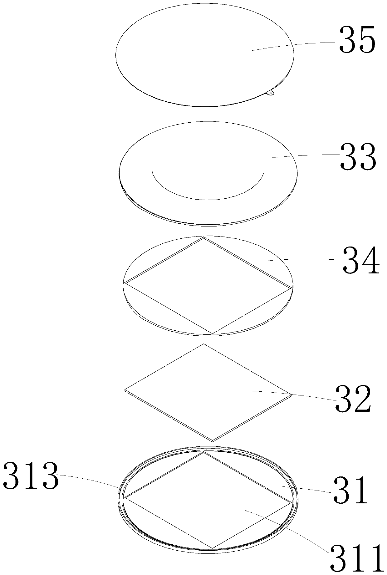 Recognizable and inductive nail sticker