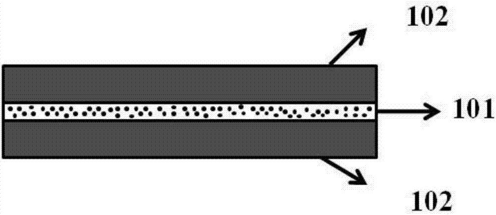 Colloidal quantum dot continuous laser and preparation method thereof