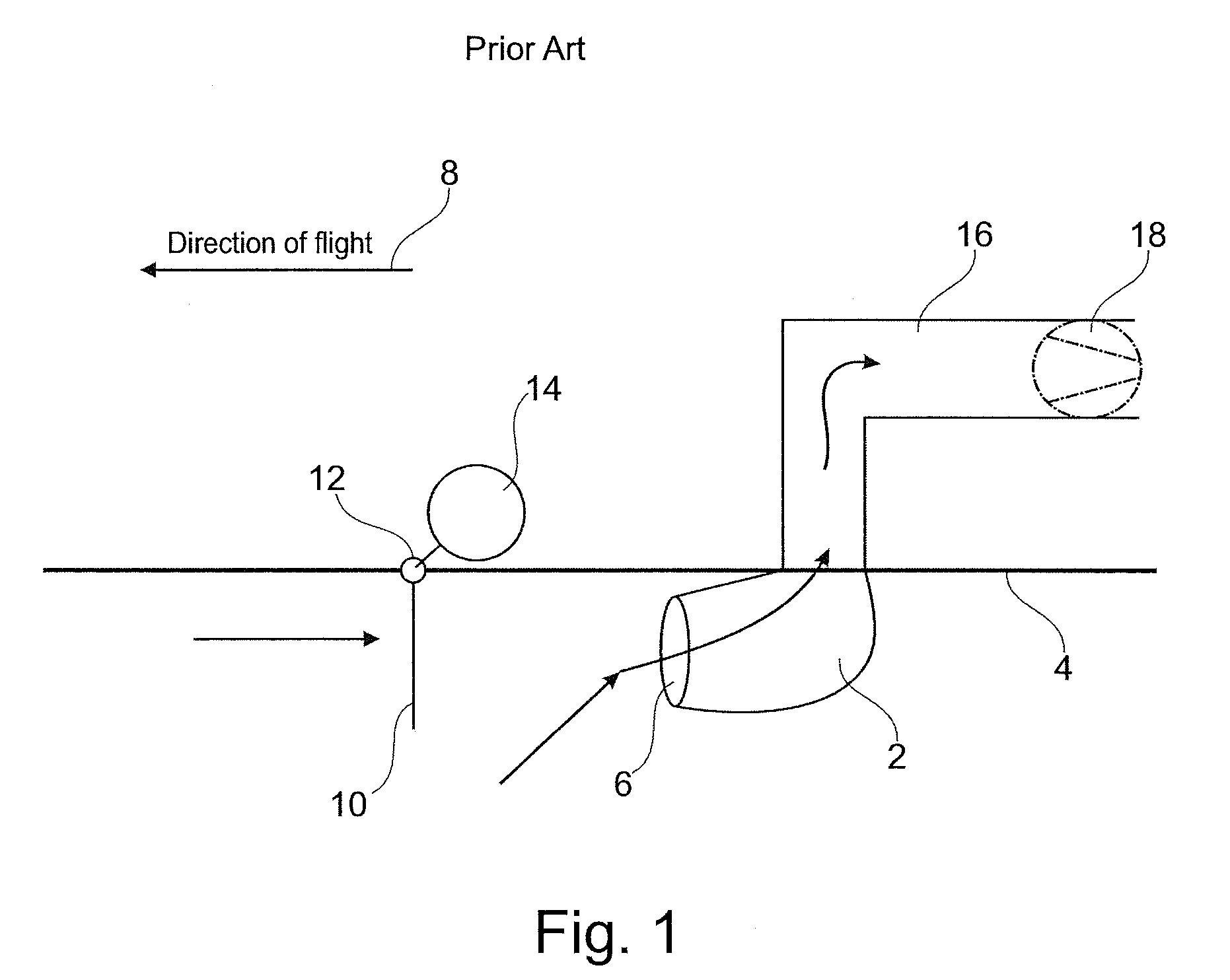 Fresh air inlet for an aircraft