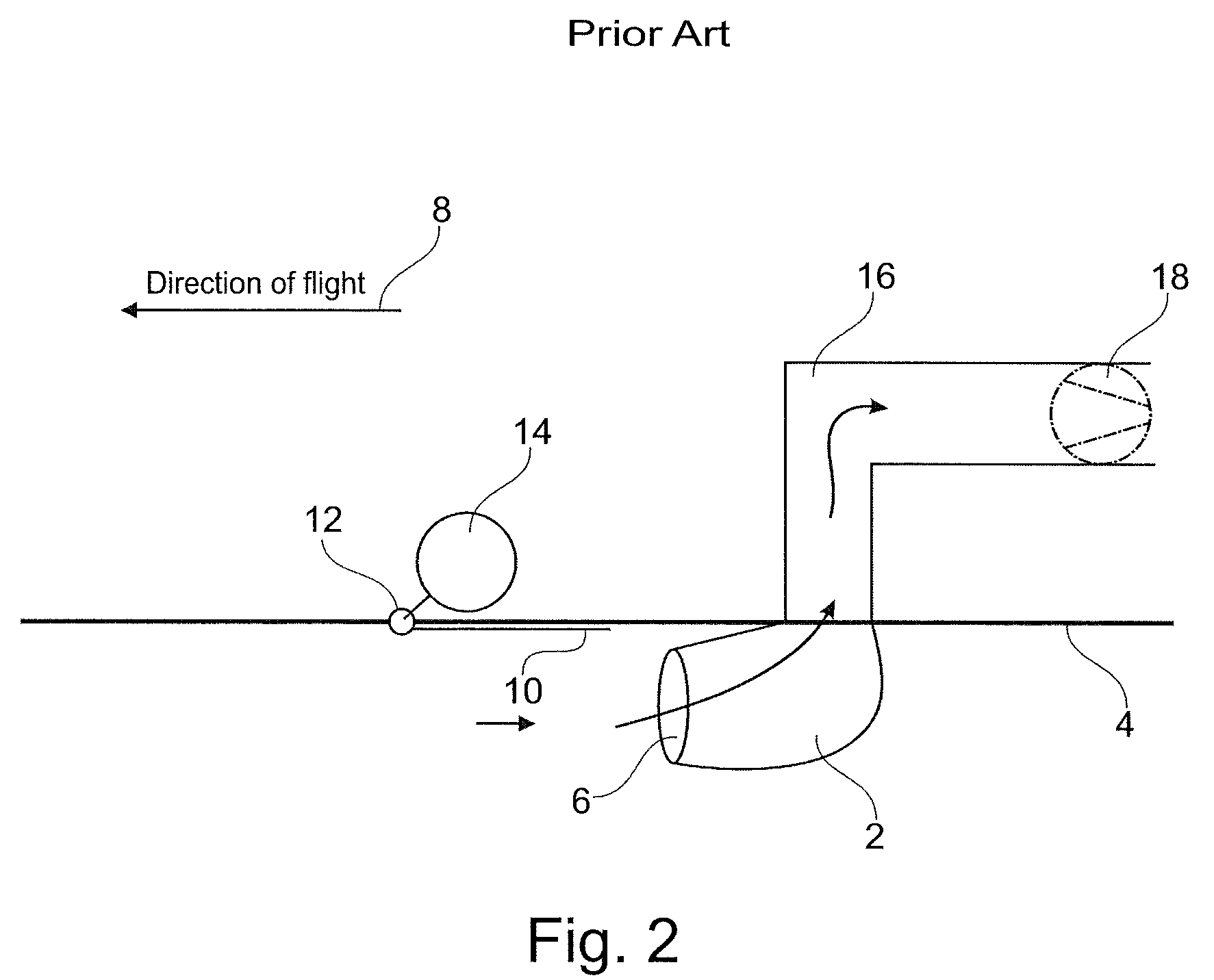 Fresh air inlet for an aircraft