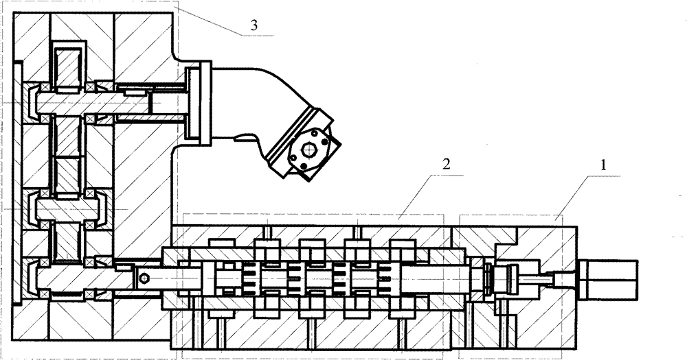 Large-flow high-frequency electrohydraulic exciting shock control valve drive system