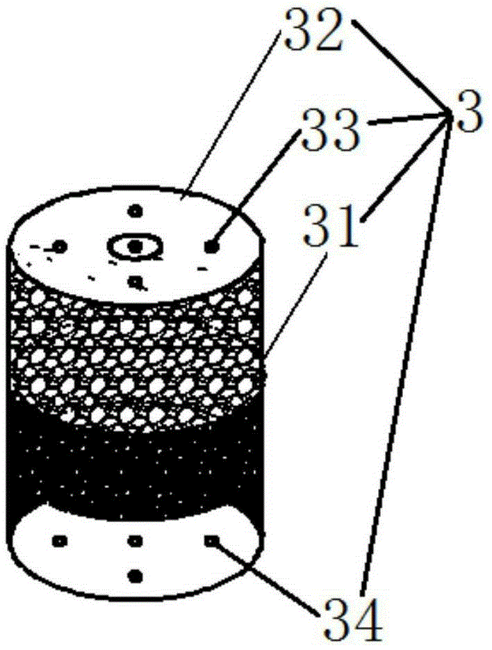 Water-permeable brick for pavement