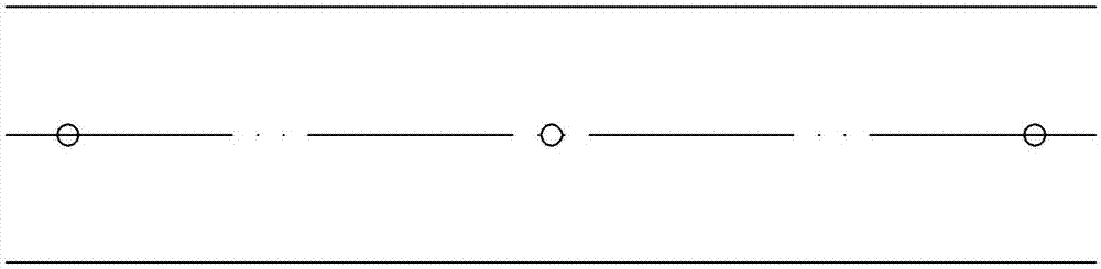 Perforating method for double-glass edge sealing adhesive tape