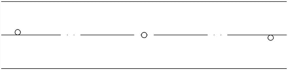 Perforating method for double-glass edge sealing adhesive tape