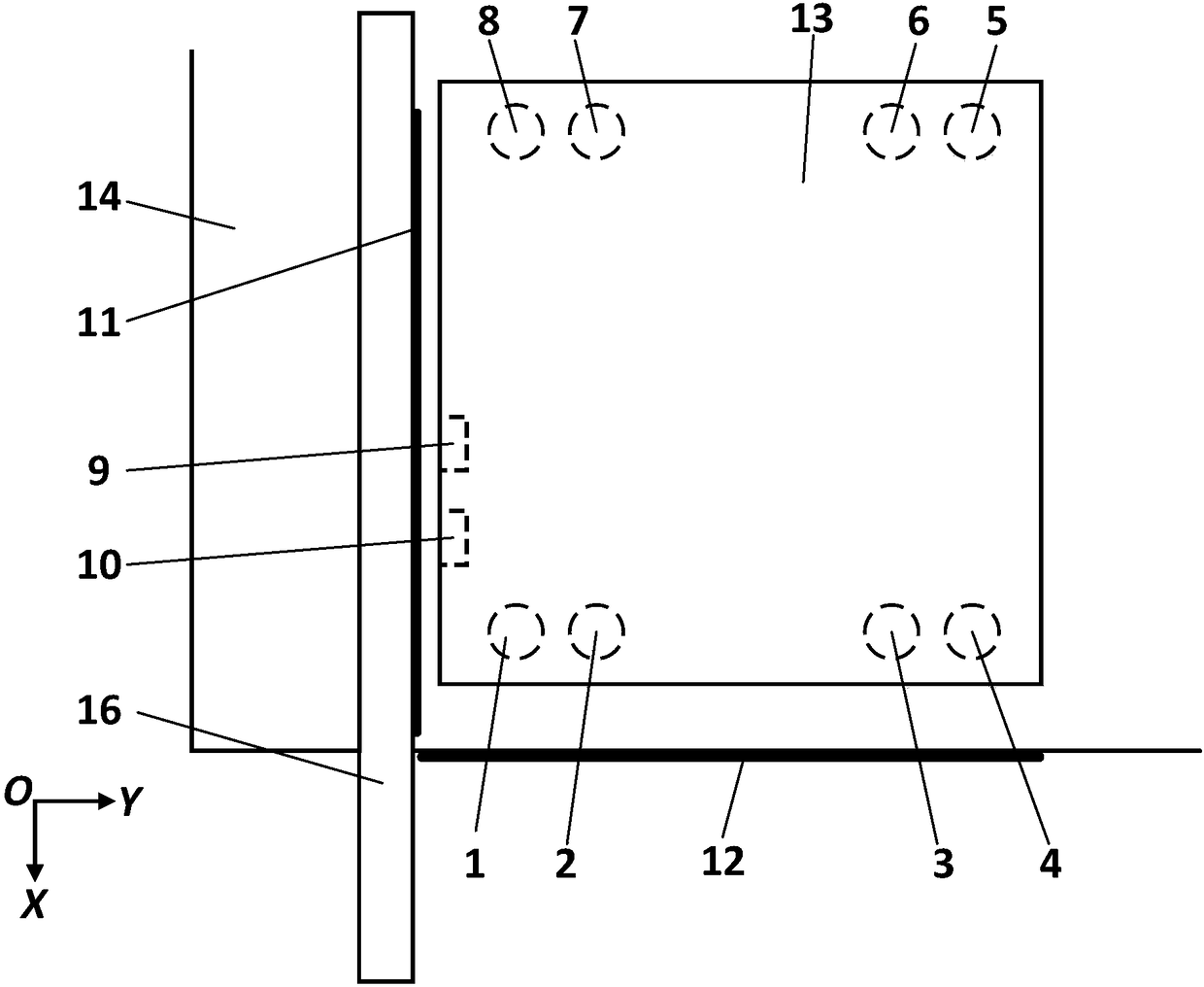 A three-degree-of-freedom position measurement method for a large-area maglev planar motor mover