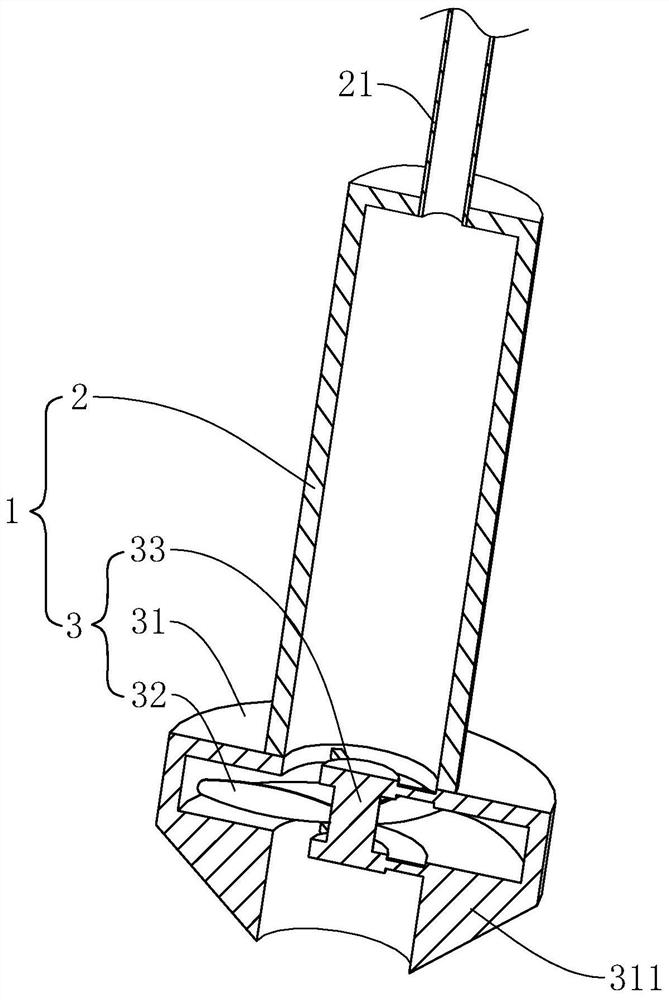 Deep foundation pit drainage system and drainage method