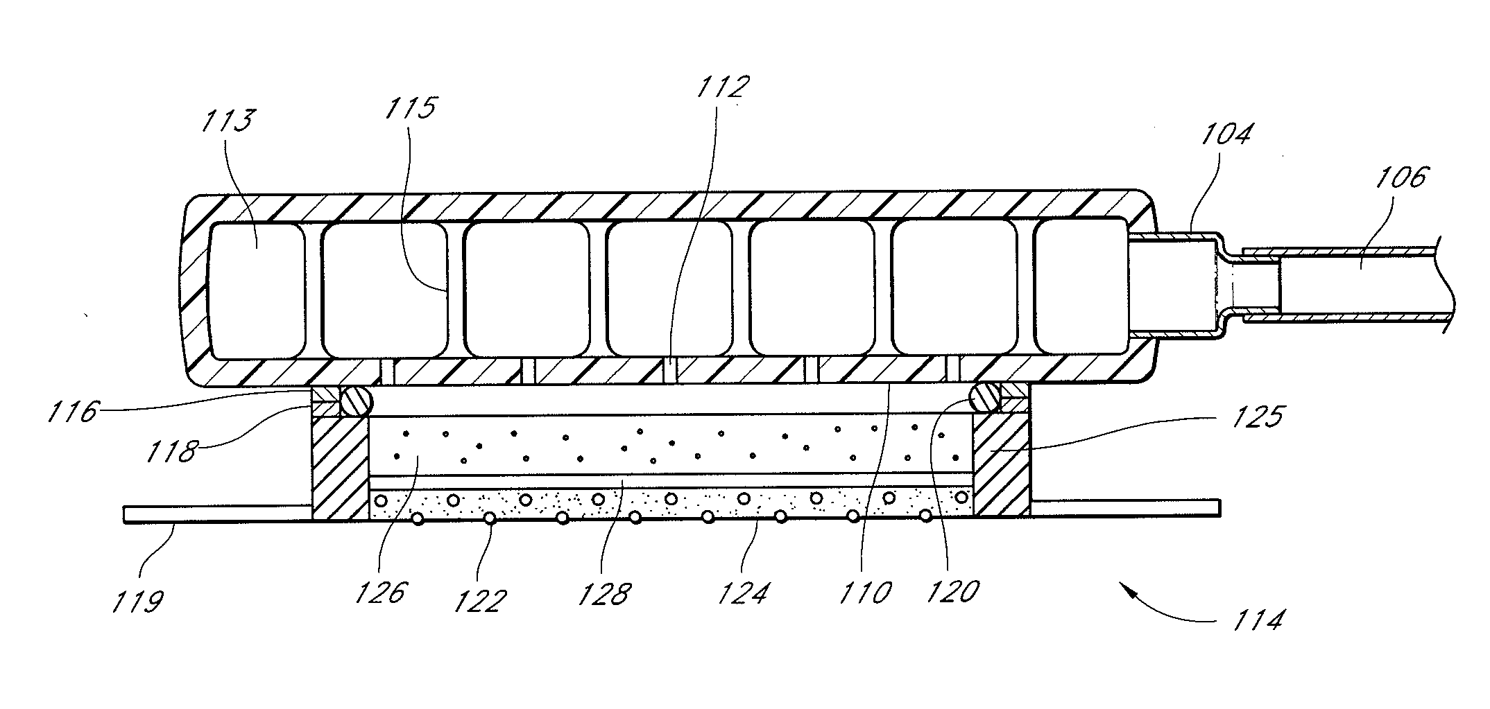 Gas dispenser with therapeutic agent