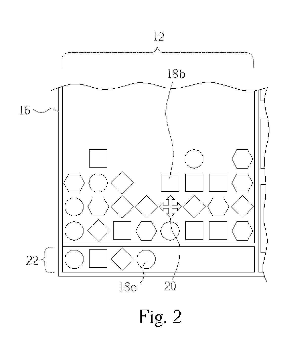 Computer game with matchable blocks