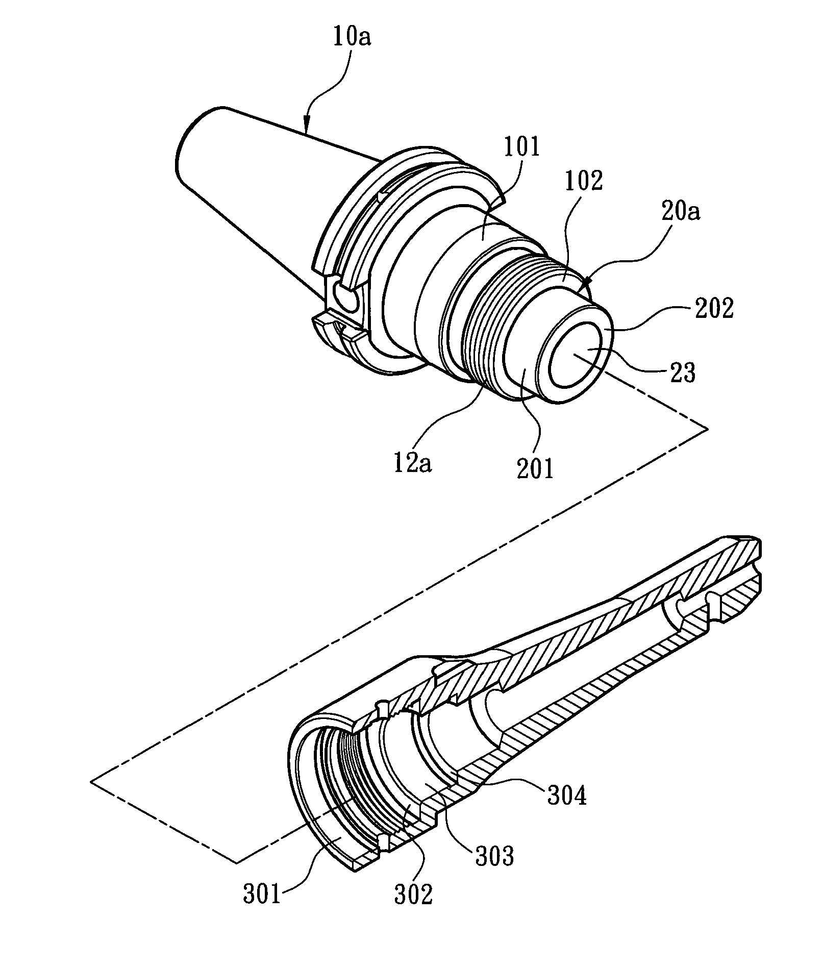 Tool holding module