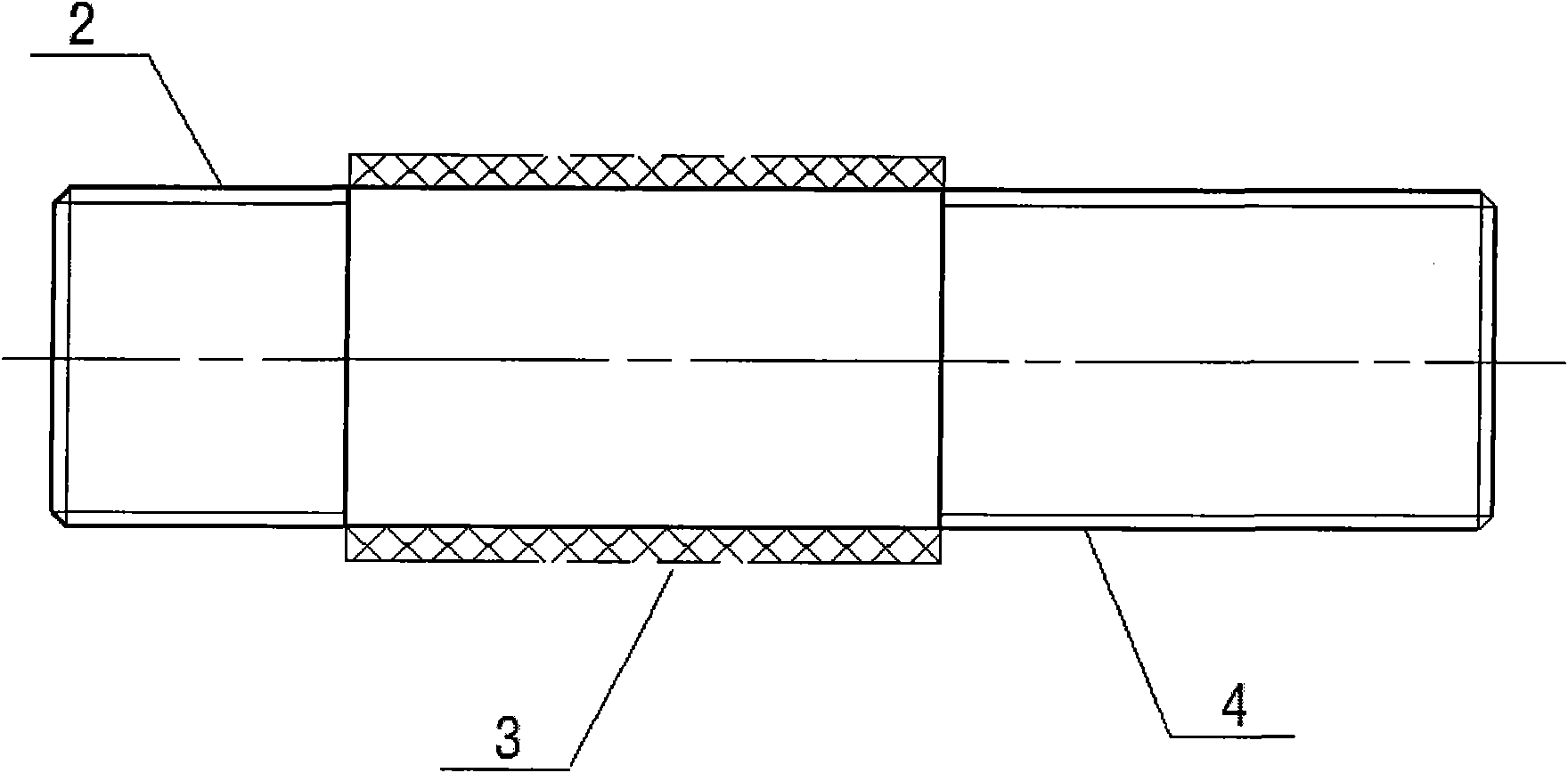 Insulation method for preventing metal screw or bolt from generating magnetic flux leakage linkage circulation