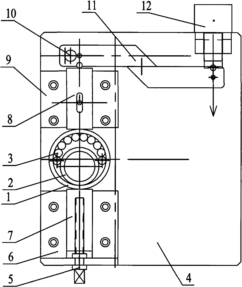 Bearing deformation assembling workpiece