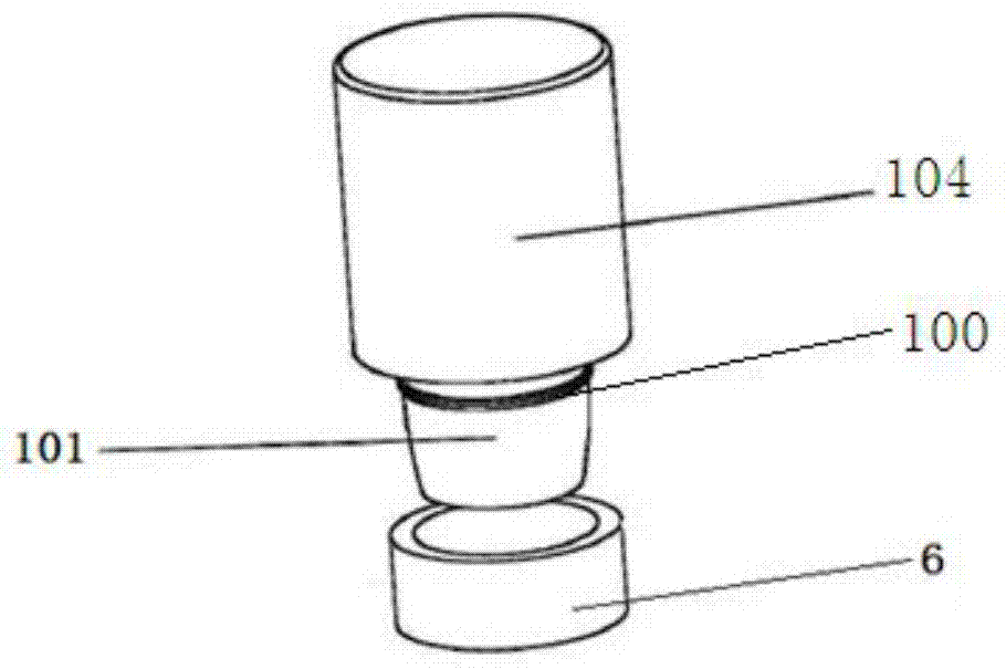 Sealing sampling device for collecting rainwater