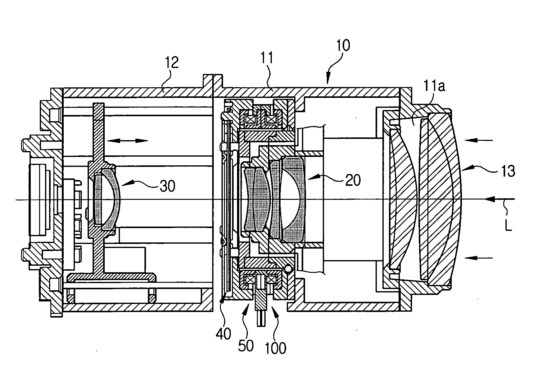 Iris diaphragm, iris diaphragm driving device and camera unit having the same, and iris diaphragm control method