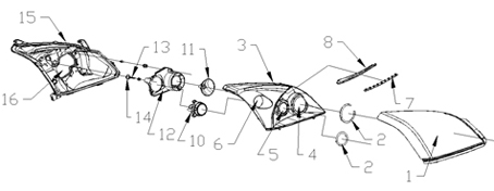 Automobile headlight