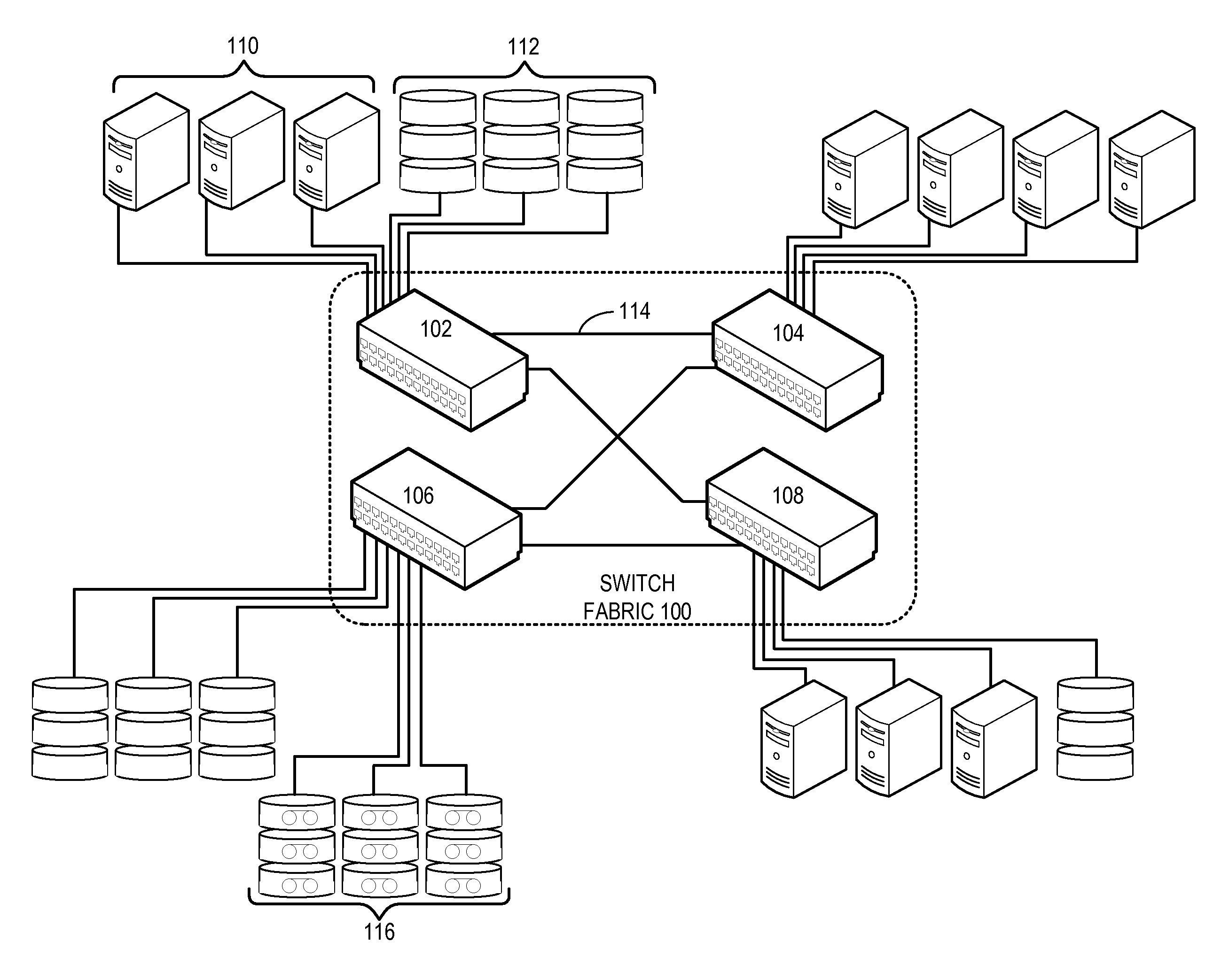 Method and system for congestion management in a fibre channel network