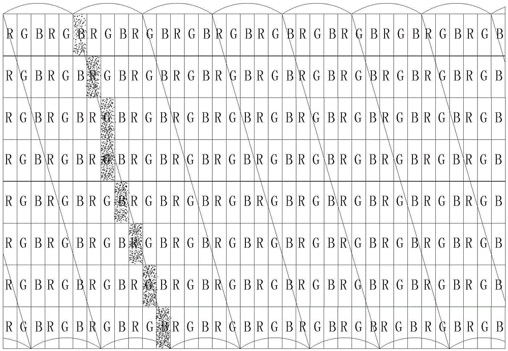 Low-crosstalk liquid crystal lens 2D-3D switching device