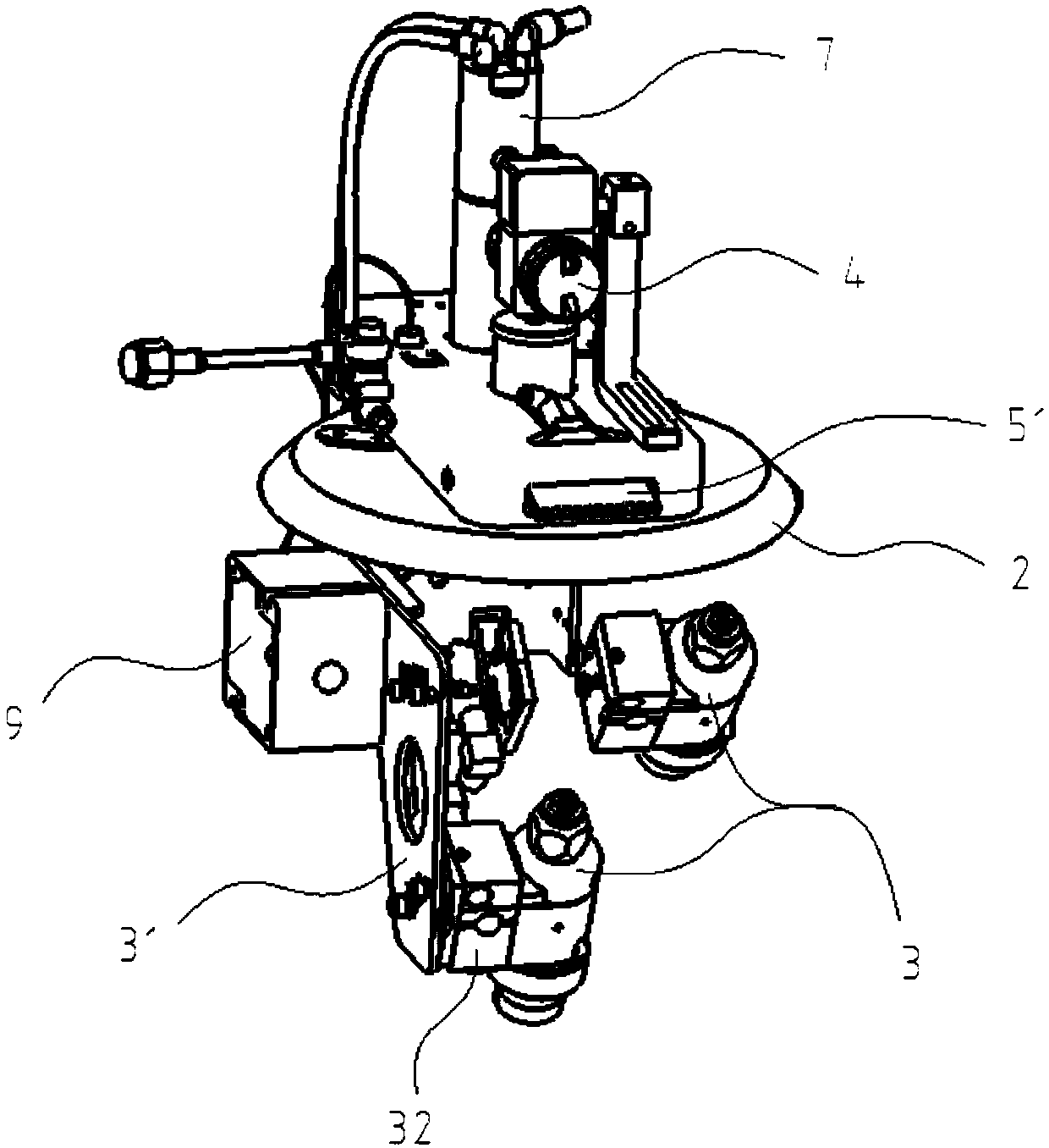 Spraying and coating integrated shielding device