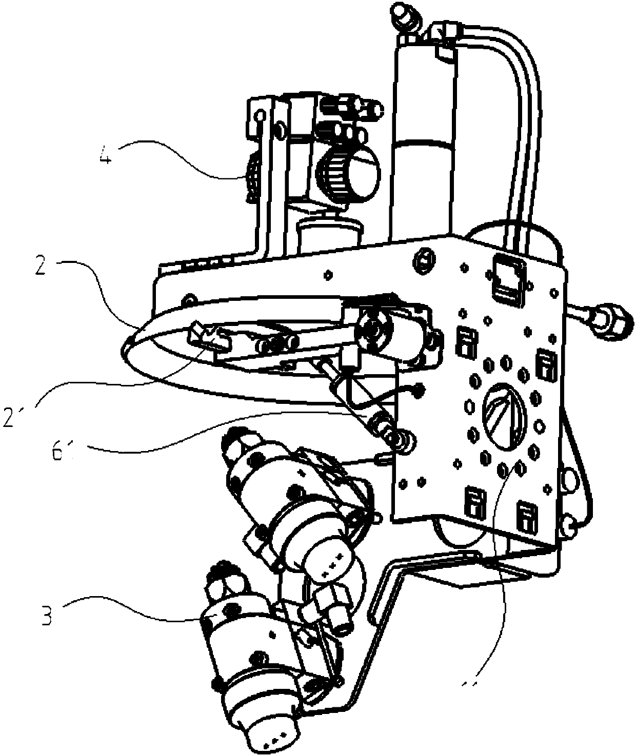 Spraying and coating integrated shielding device