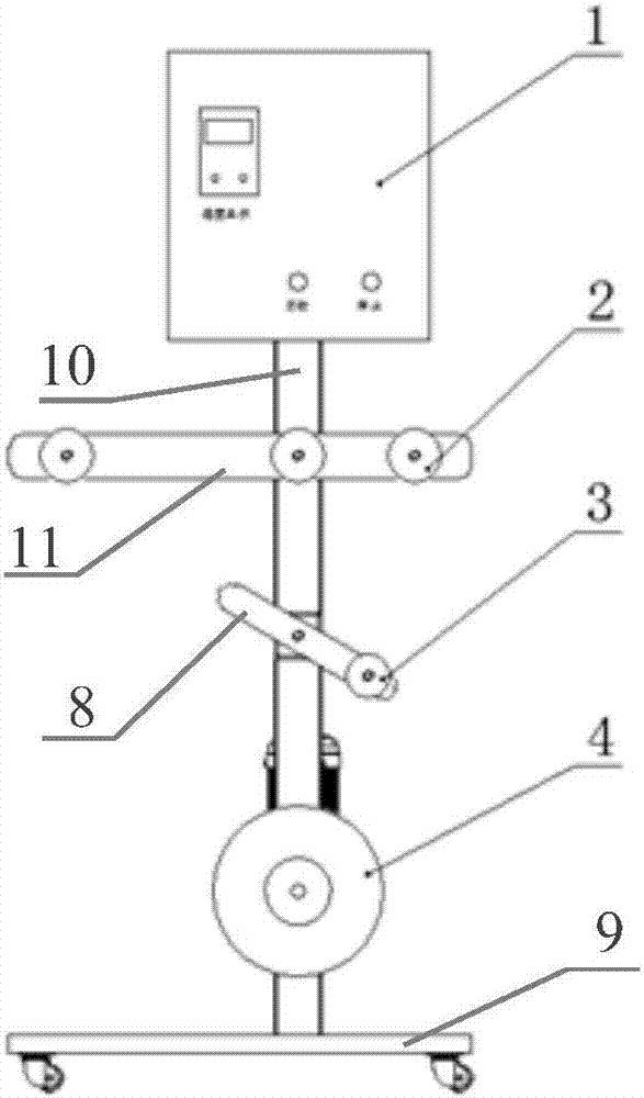 Copper wire unwinding machine