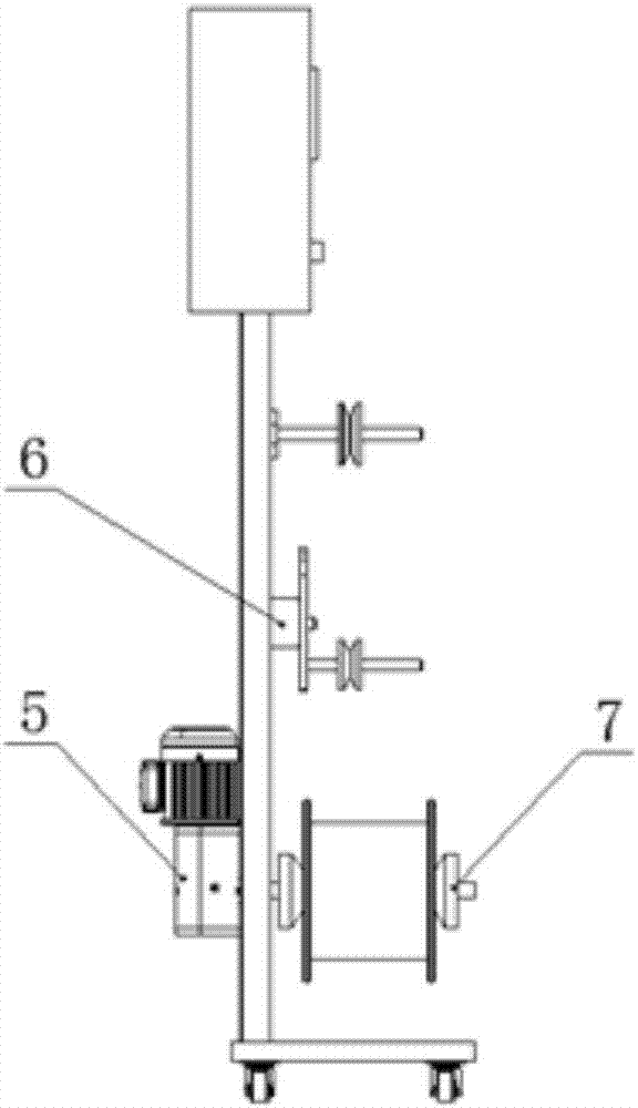 Copper wire unwinding machine