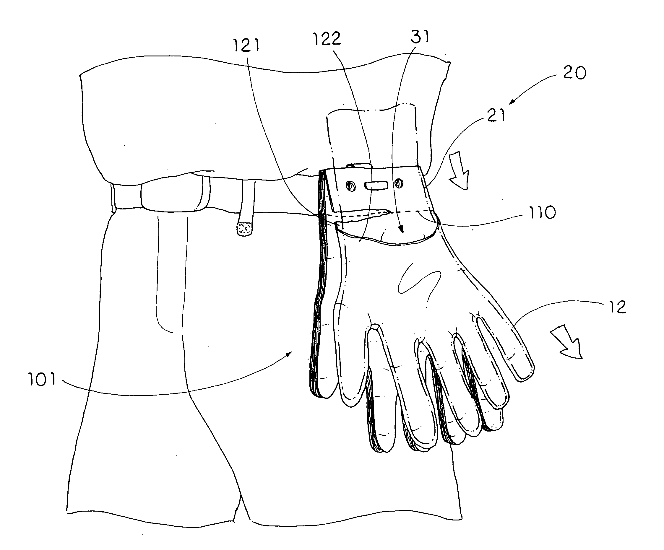 Disposable glove cartridge