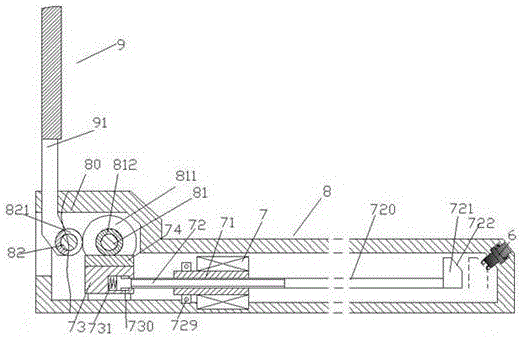 Notebook-type computer device with angle capable of being automatically locked and stably adjusted