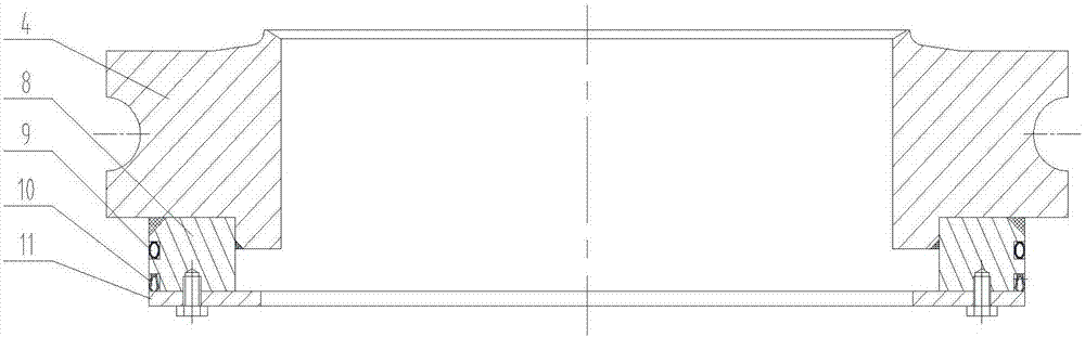 Sealing and locking structure of pressure vessel