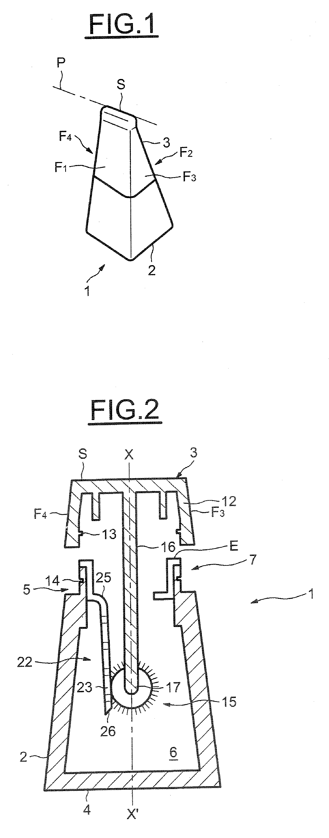 Device for packaging and applying a cosmetic or care product having a rotating component and corresponding application method