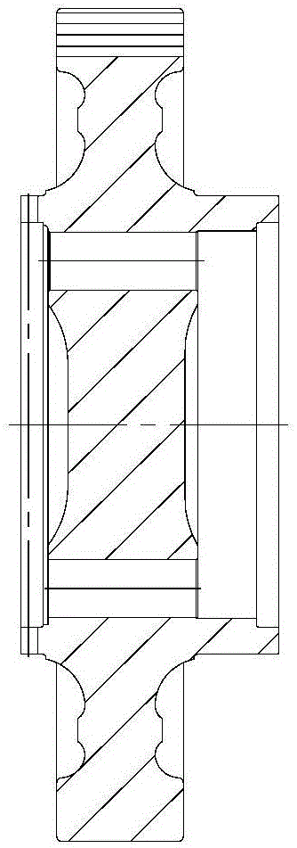 Switching device and measurement system for tongue-and-groove measurement of turbine disc