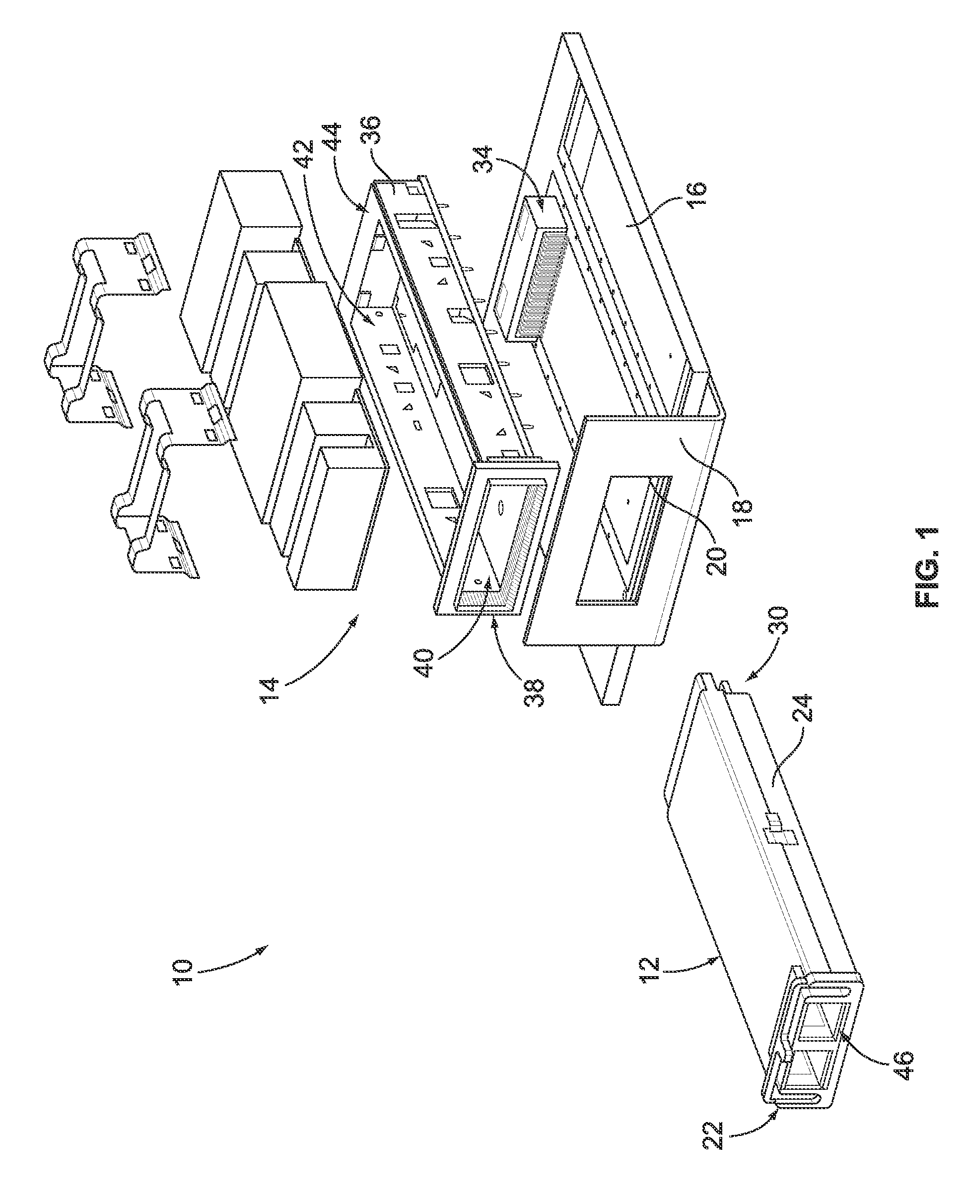 Straddle mount connector for a pluggable transceiver module