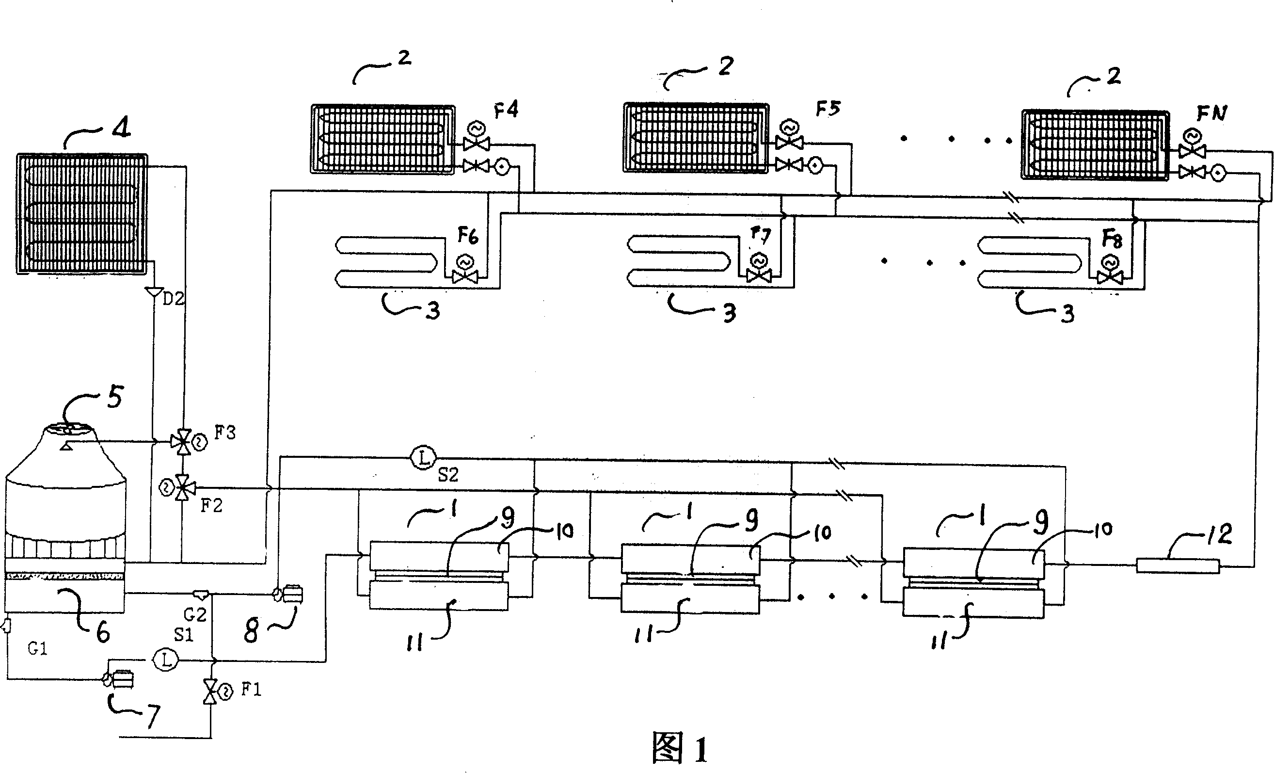 Household thermoelectric cold and warm air conditioning system