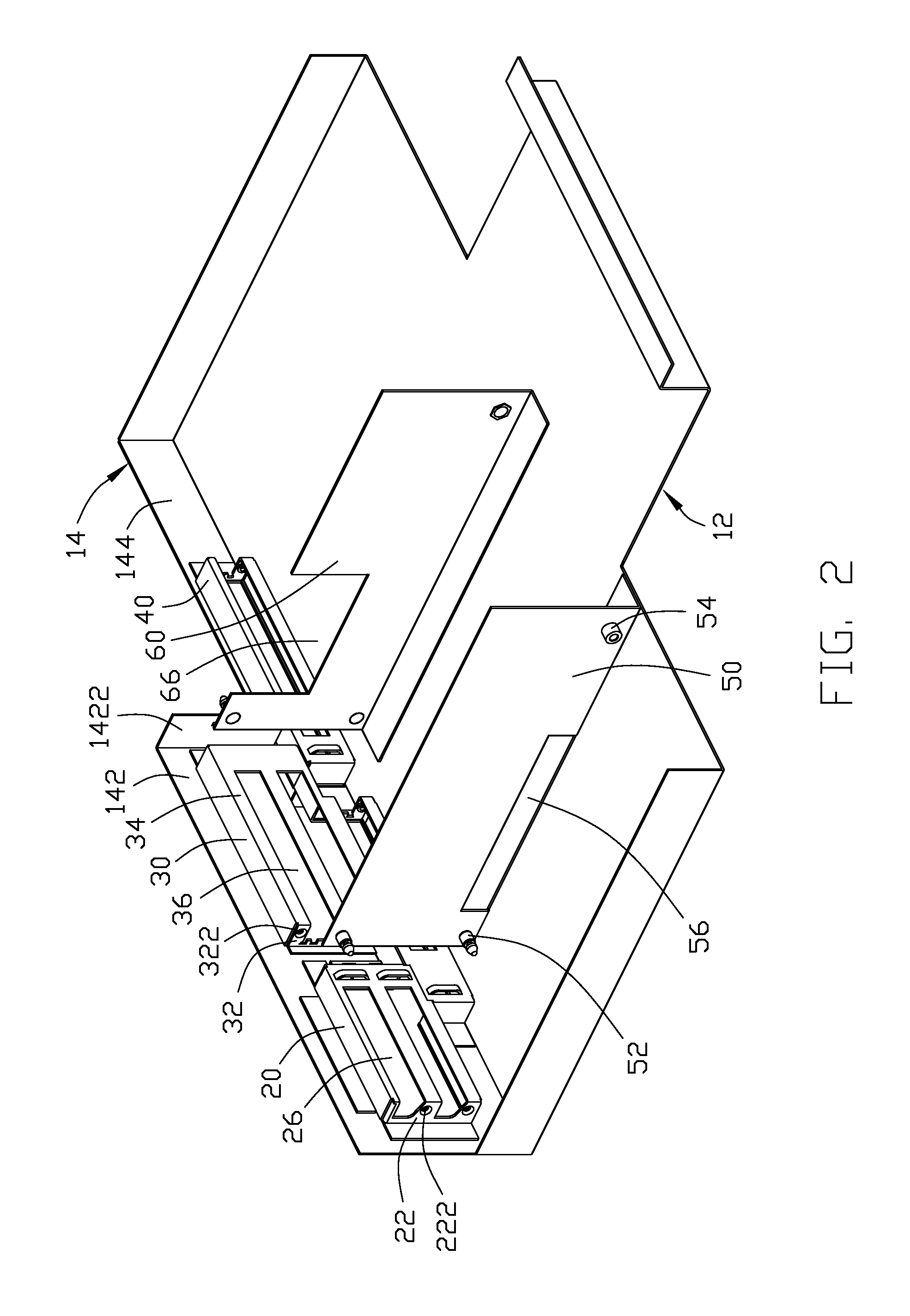 Computer enclosure for securing riser card