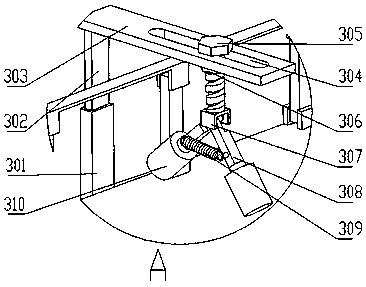 Femoral artery puncture postoperative nursing device