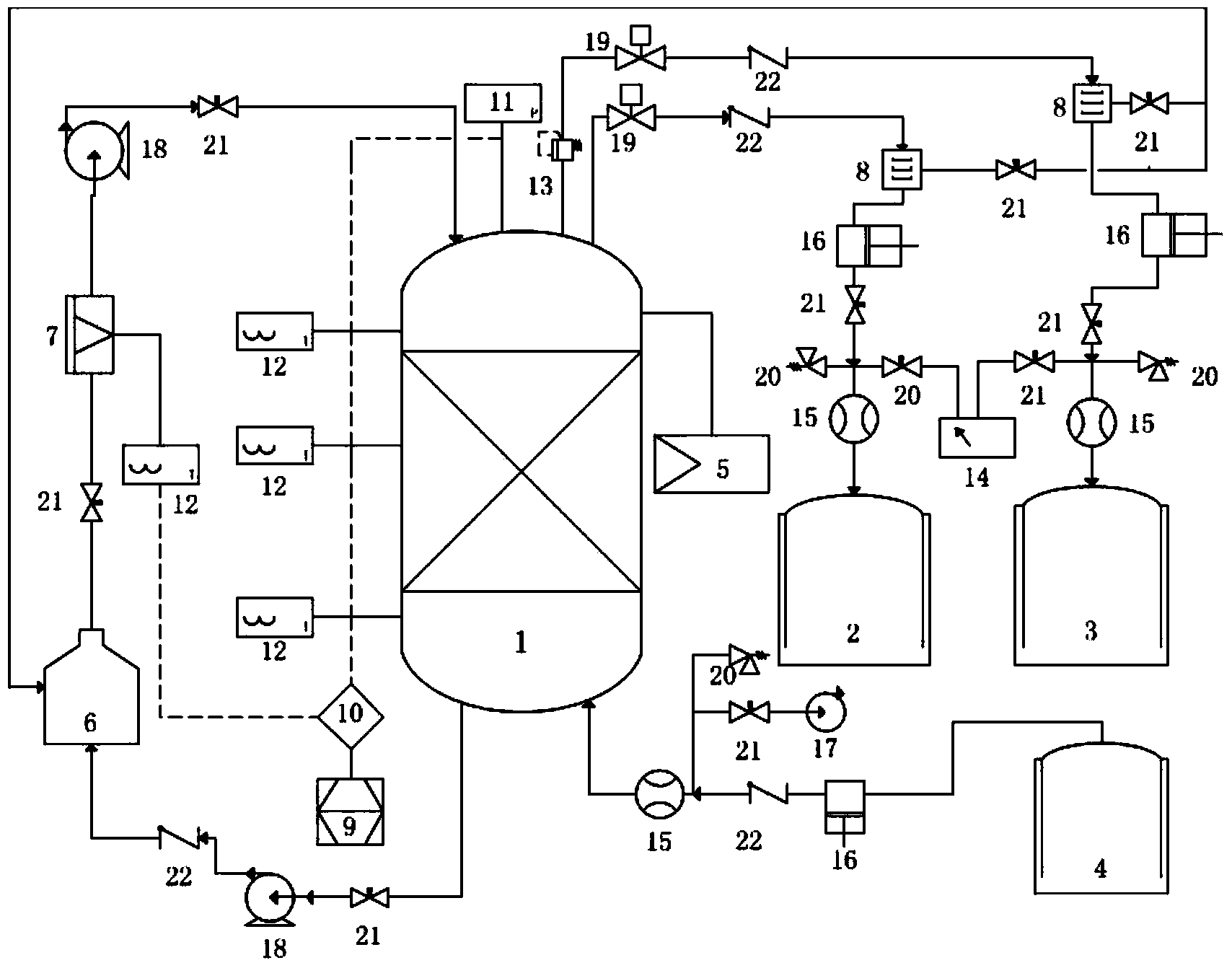 Bubbling type system for gathering carbon dioxide (CO2) by hydrate process