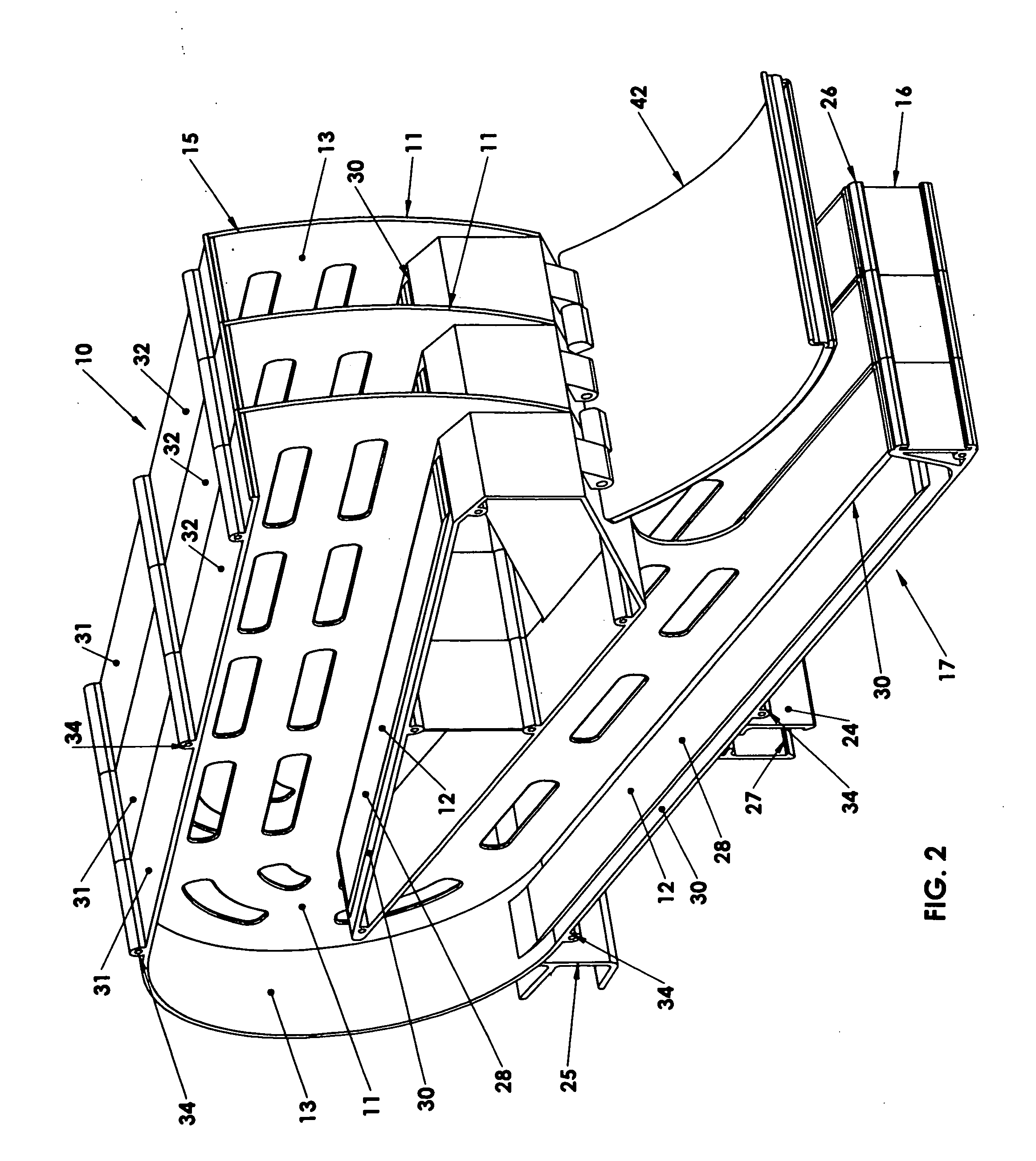 Modular gravity feed storage and dispensing assembly