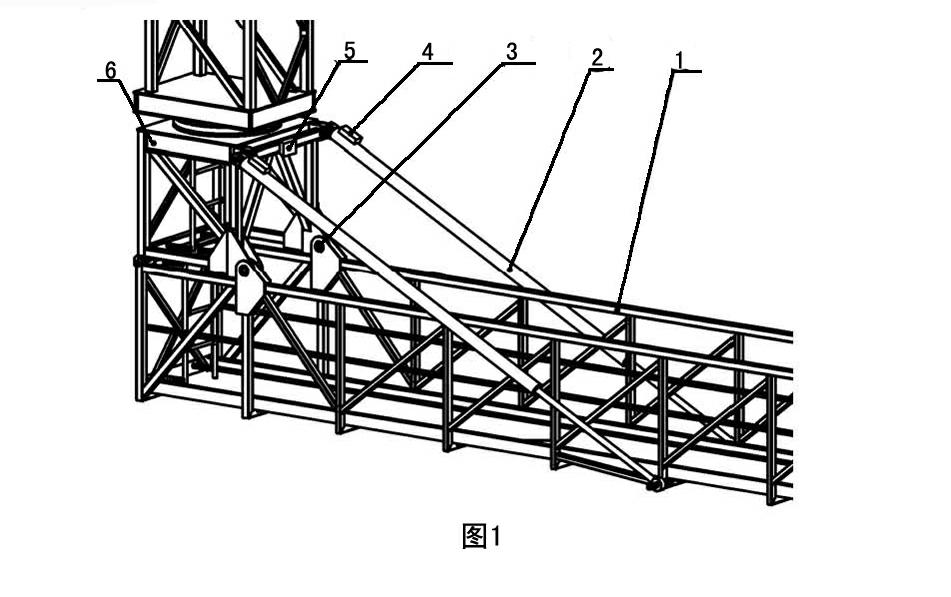 Double-oil cylinder synchronous system for bridge detection operation vehicle