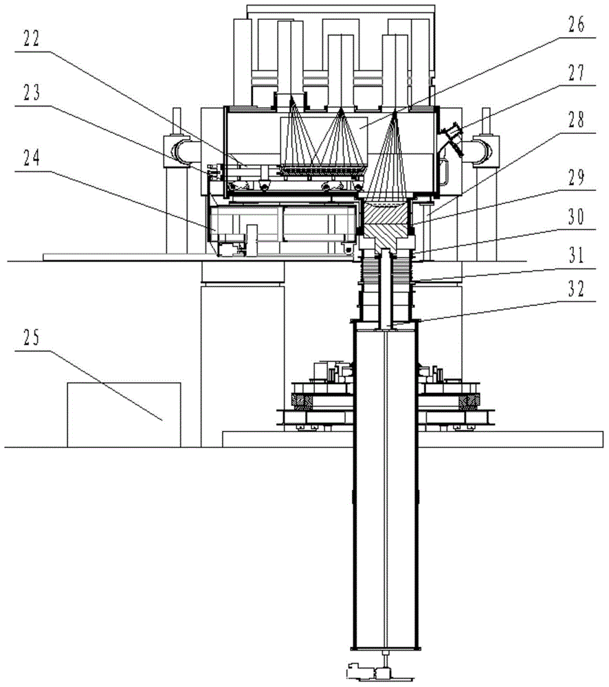 Electronic beam cold hearth furnace