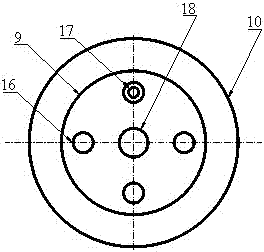 PVDF-based water jet transient impact pressure testing method and device