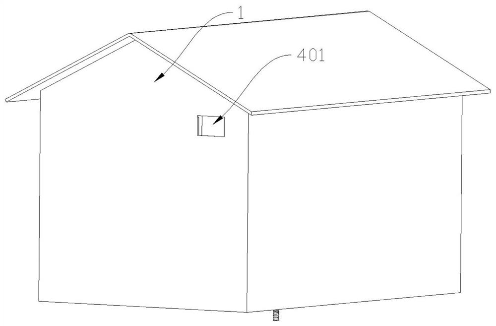 Feeding and resting pet house capable of preventing pet from fighting for food