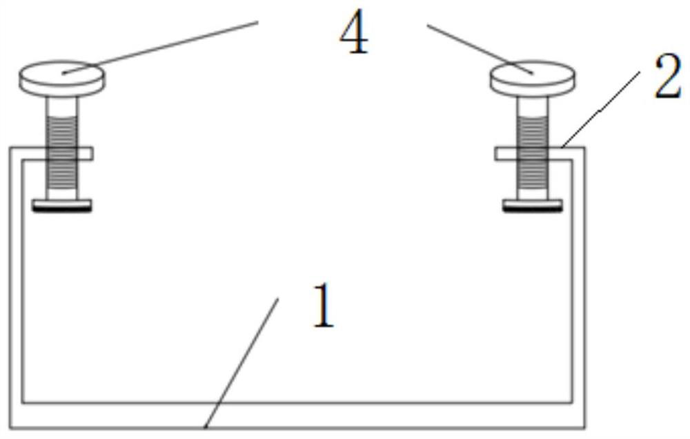 Clamping jig and glue filling system thereof