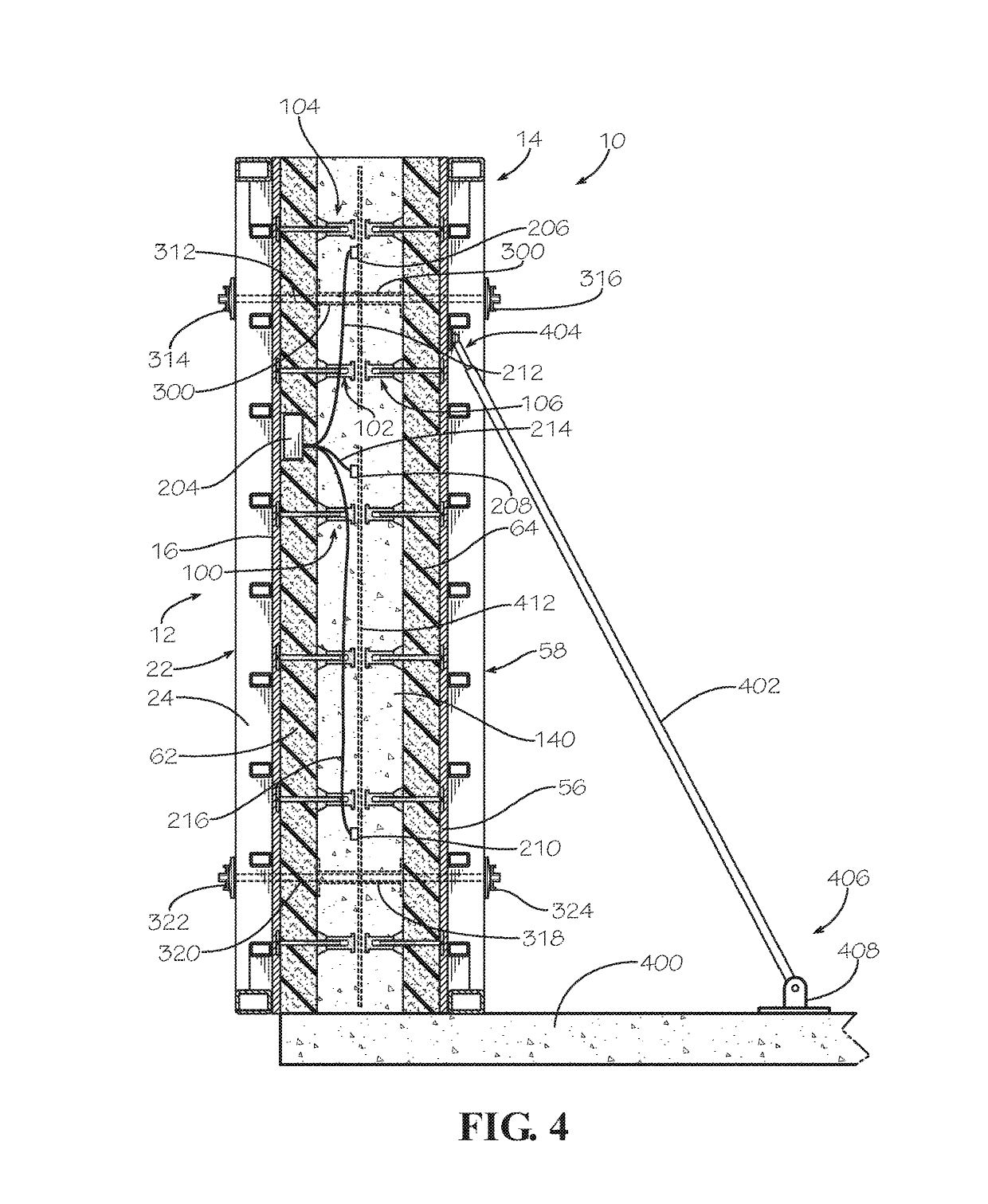 Self-annealing concrete forms and method of making and using same